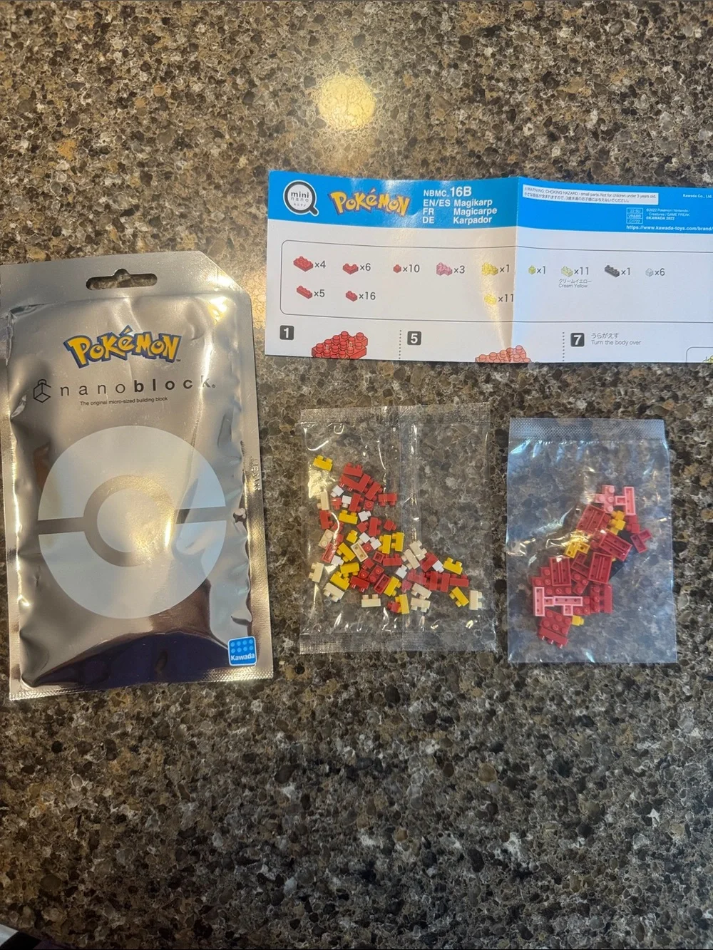 Pokémon Nanoblock Magikarp Mini Figure - NEW